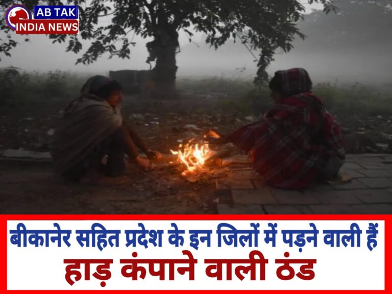 राजस्थान में धड़ाम से गिरा पारा, जयपुर, उदयपुर से लेकर जोधपुर, अजमेर और बीकानेर में पड़ने वाली है हाड़ कंपाने वाली ठंड