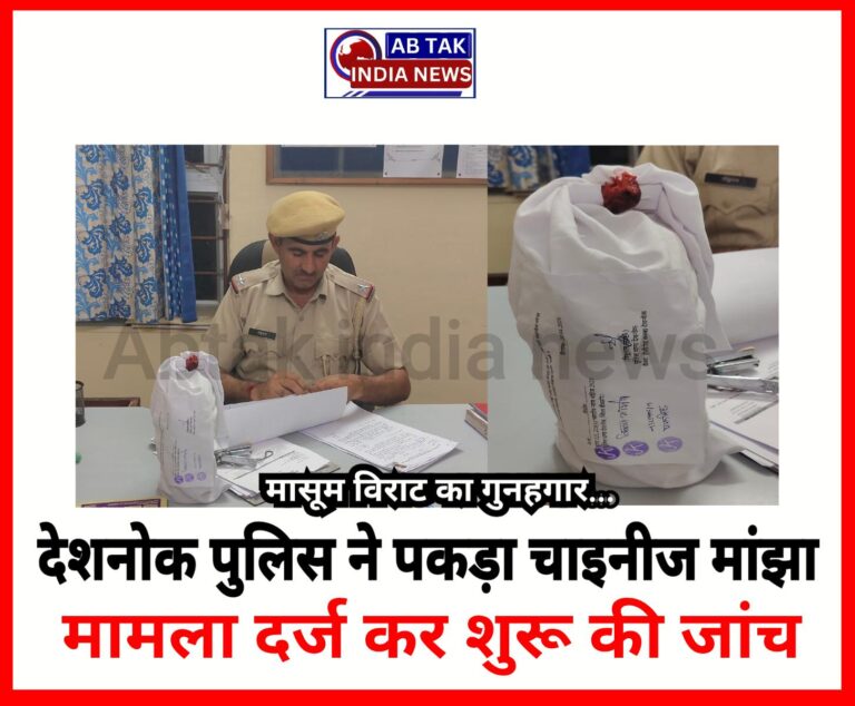 चाइनीज मांझे के खिलाफ देशनोक पुलिस की कार्यवाही, मामला दर्ज, लेकिन मासूम विराट का गुनहगार…