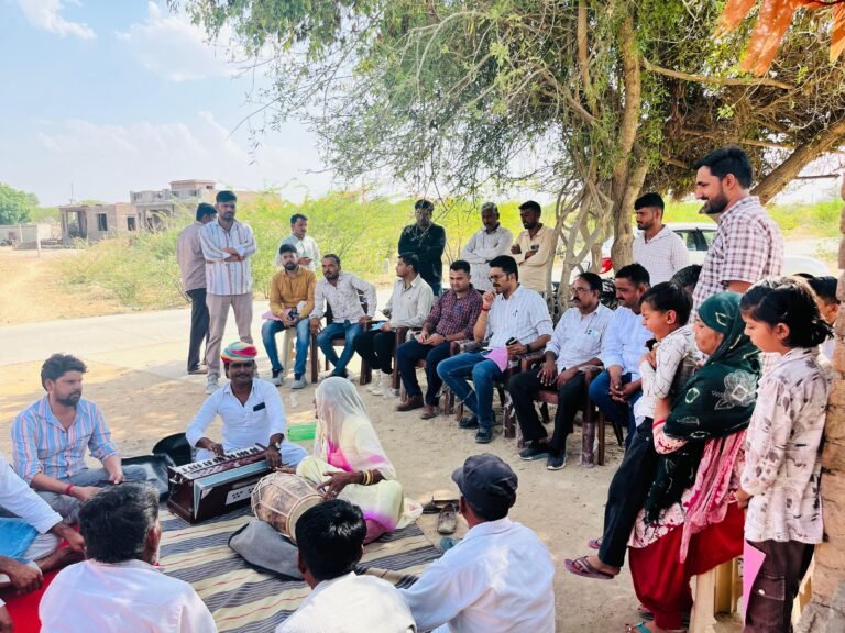 ग्राम रथ अभियान:कोलायत के  भलूरी में विधायक भाटी ने अभियान का किया अवलोकन