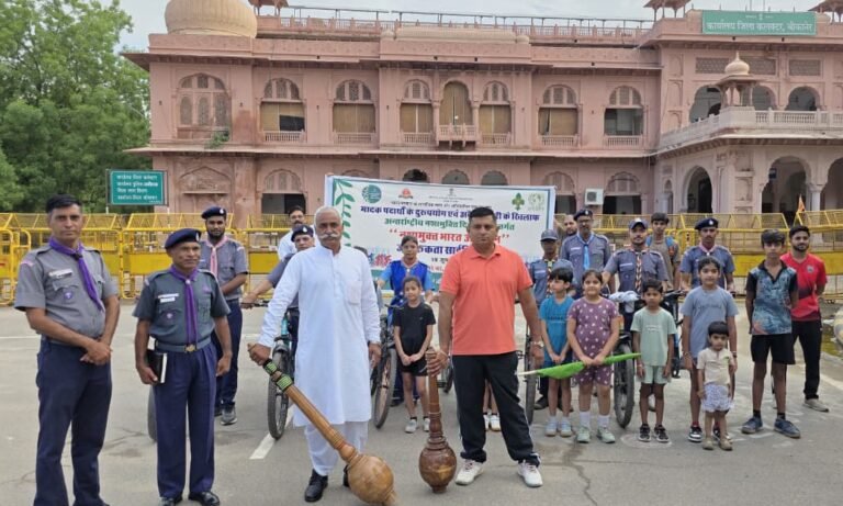 ‘नशा मुक्त भारत अभियान के तहत निकाली जागरूकता साइकिल रैली