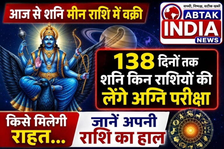 आज से शनि मीन राशि में वक्री, जानें 138 दिन तक शनिदेव किन राशियों की लेंगे कड़ी परीक्षा और किसे मिलेगी राहत