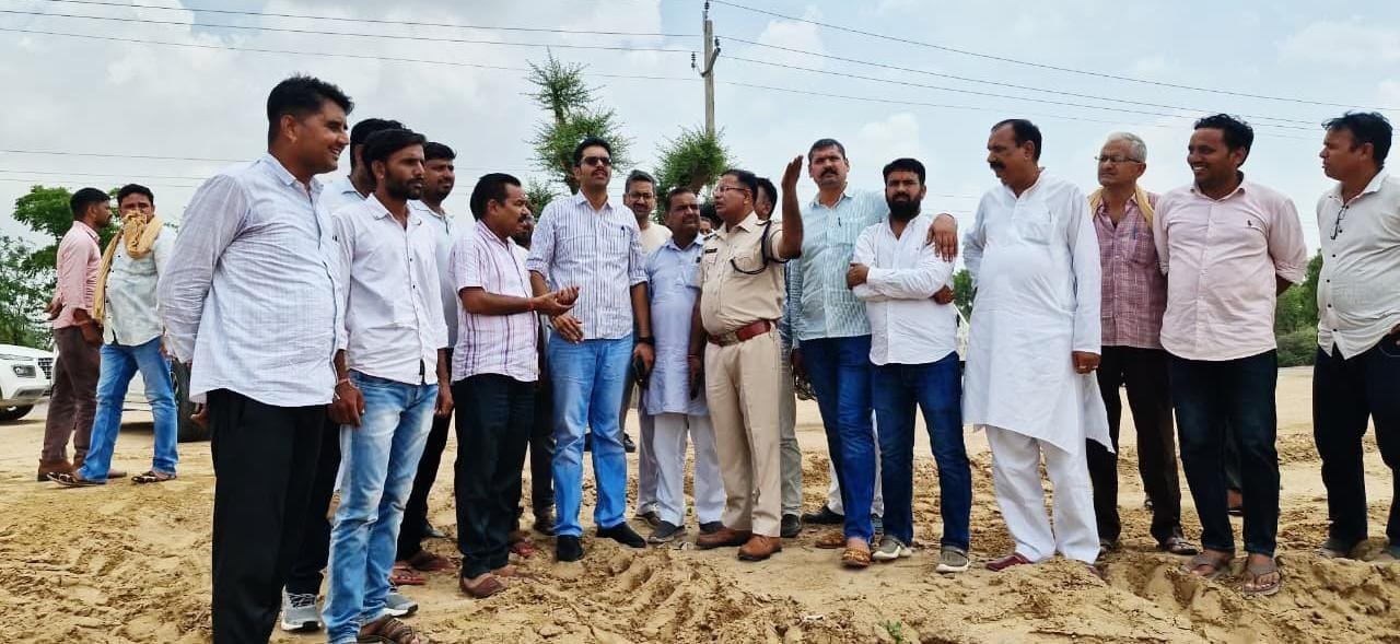 मेघोजी महाराज की प्रतिमा का अनावरण