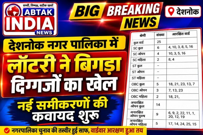 देशनोक नगर पालिका में लॉटरी ने बिगड़ा दिग्गजों का खेल, नई समीकरणों की कवायद शुरू