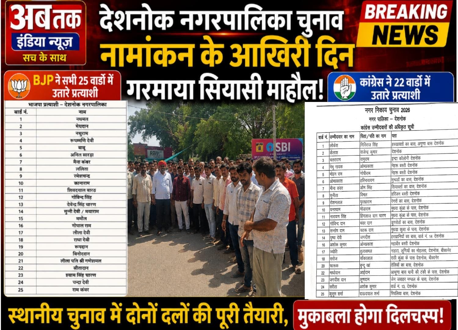 देशनोक नगरपालिका चुनाव